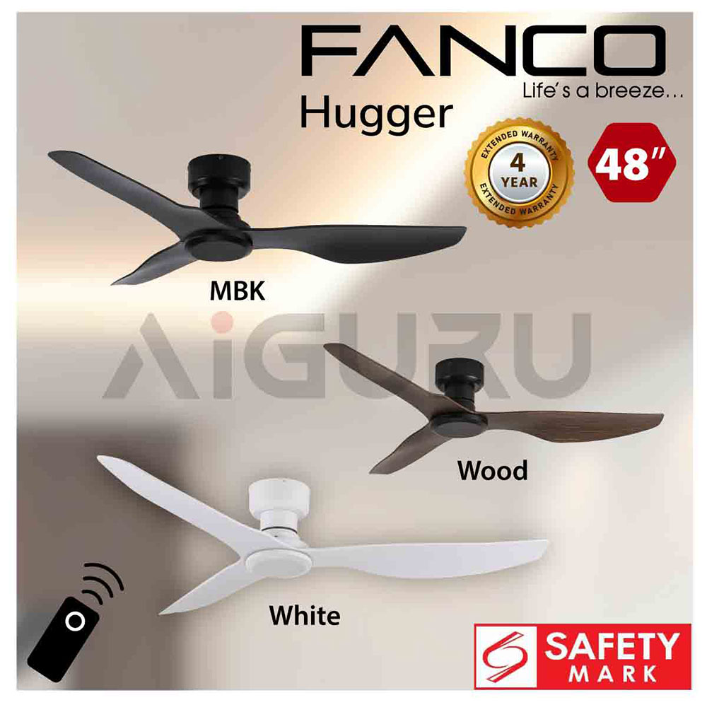 fanco-hugger-dc-motor-3-blades-fan fanco-hugger-dc-motor-3-blades-fan