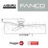 fanco-hugger-dc-motor-3-blades-fan-dimension