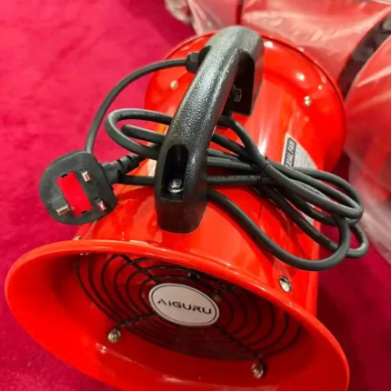 industrial portable axial ventilation fan 230V 1500 cubic meter per hour airflow