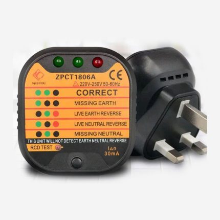 Digital Socket Tester ZPCT1806A RCD Test 220V-250V Safety Checker