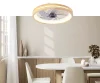 slim ceiling fan with LED lighting 3000K 4000K 6500K colour temperature