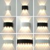 industrial wall light up and down beam for building facade lighting