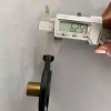 flush valve diaphragm assembly thickness measurement with brass core