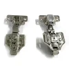 industrial cabinet hinge with mounting plate and adjustment screws