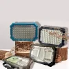 Portable Solar‑Powered LED Work Light (Multi‑Panel Design) multi panel portable solar LED work light with adjustable lighting angles