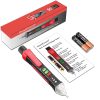pen type AC voltage detector with carrying pouch for electricians