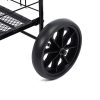 portable industrial utility cart foldable design for facility and site use